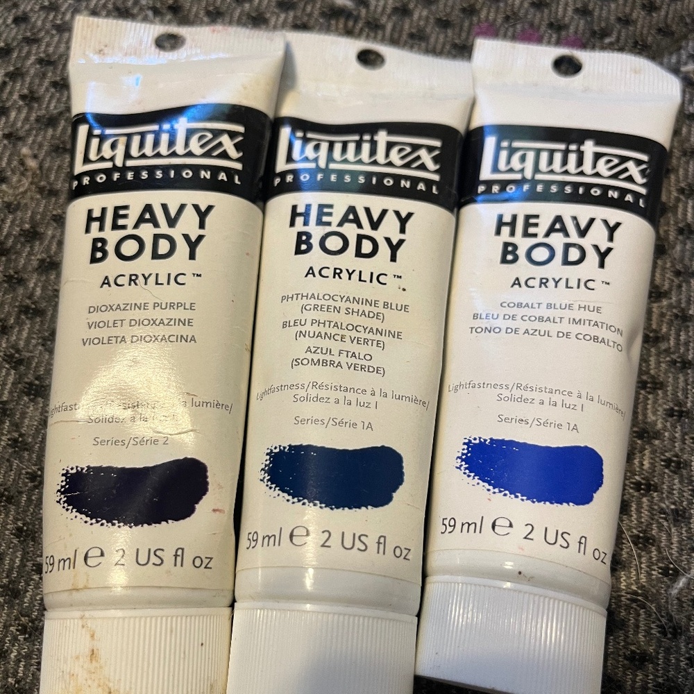 Liquitex/pro acrylic 3pcs